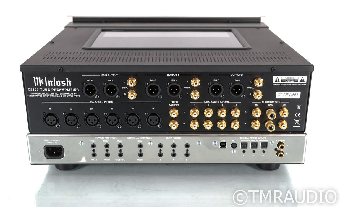 McIntosh C2600 Stereo Tube Preamplifier; Remote