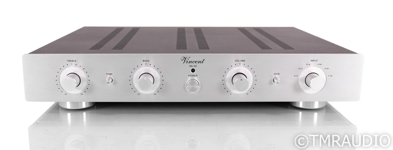 Vincent Audio SA-32 Stereo Tube Hybrid Preamplifier; SA32; Remote; Black