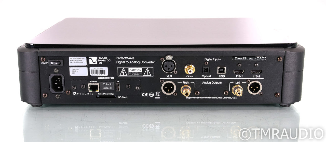 PS Audio PerfectWave DirectStream DAC; D/A Converter; Remote; Black; Bridge II