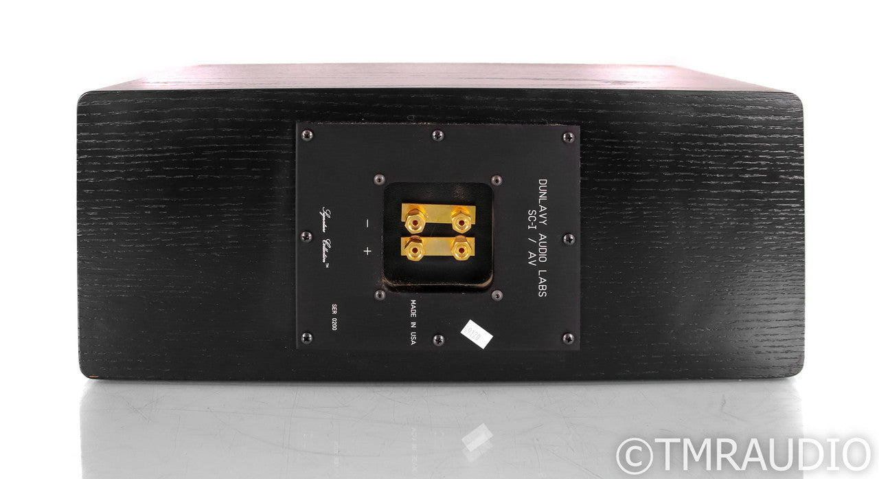 Dunlavy Audio Labs Signature Collection Center Channel Speaker; Black