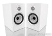 B&W 706 S2 Bookshelf Speakers; Satin White Pair