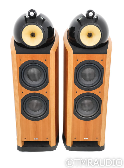 B&W Nautilus 802 Floorstanding Speakers; Cherry Pair
