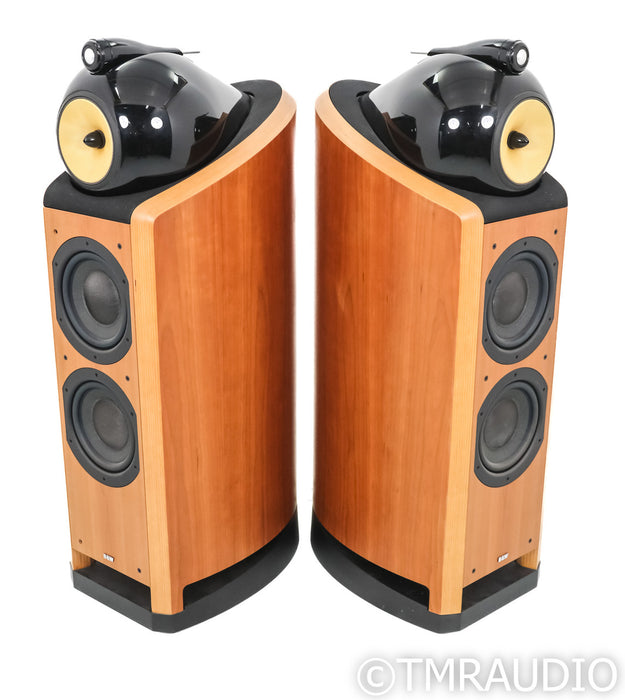 B&W Nautilus 802 Floorstanding Speakers; Cherry Pair