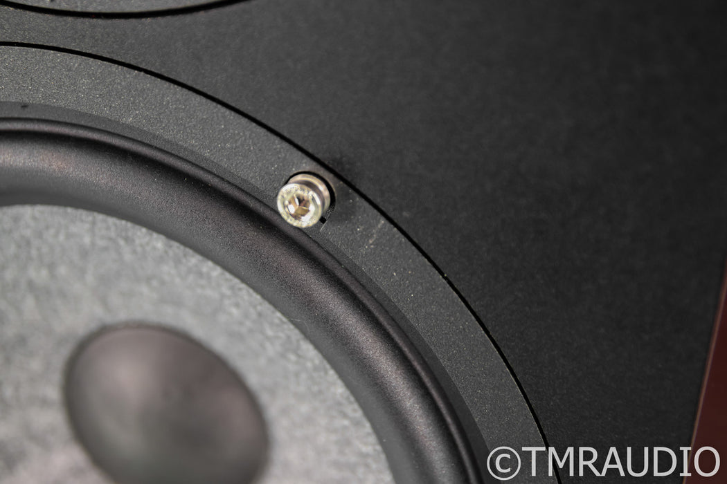 Focal Trio6 BE Bookshelf Speakers; Dark Red Natural Burr-ash Pair