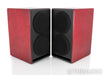 Focal Trio6 BE Bookshelf Speakers; Dark Red Natural Burr-ash Pair
