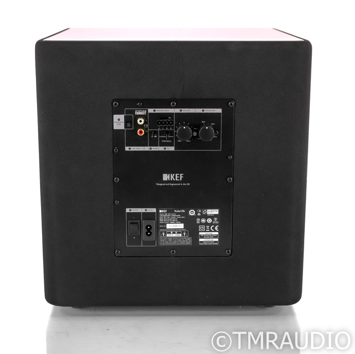 KEF Kube10b 10" Powered Subwoofer; Black
