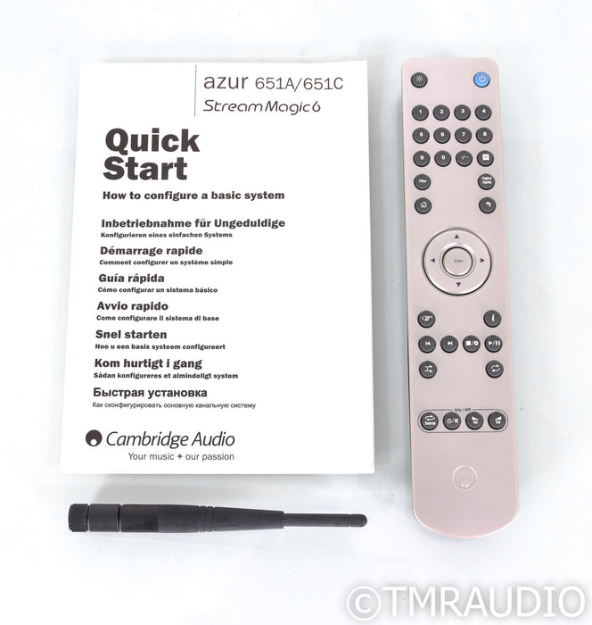 Cambridge Audio Stream Magic 6 V1 Wireless Network Streamer; Black; Remote