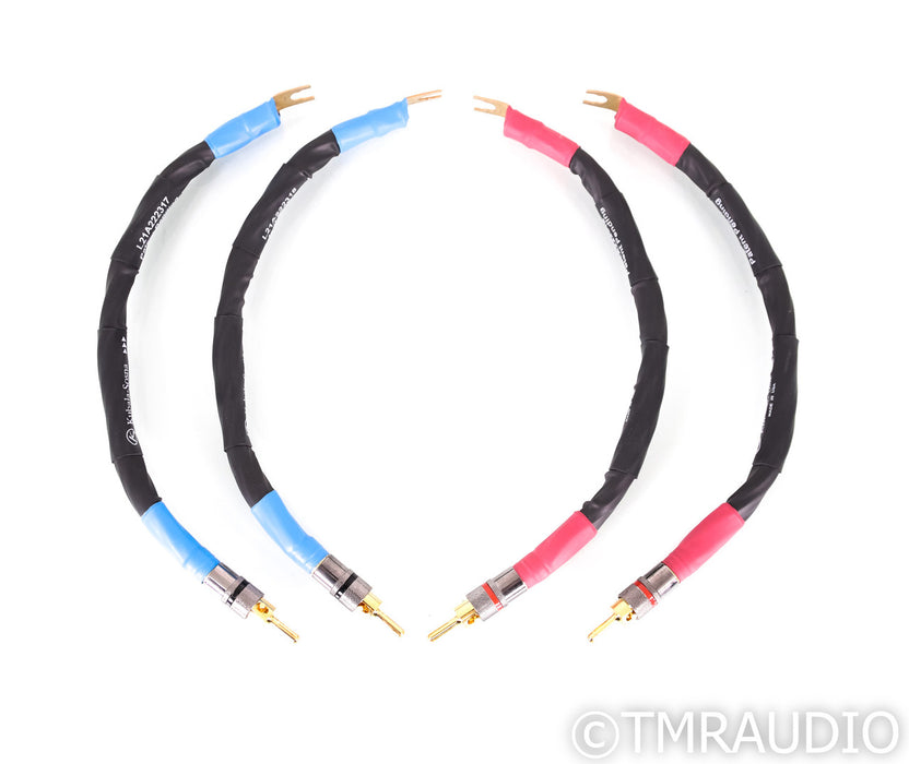 Kubala-Sosna Elation Bi-Wire Speaker Jumpers; 1ft; Set of Four (Two Channels)