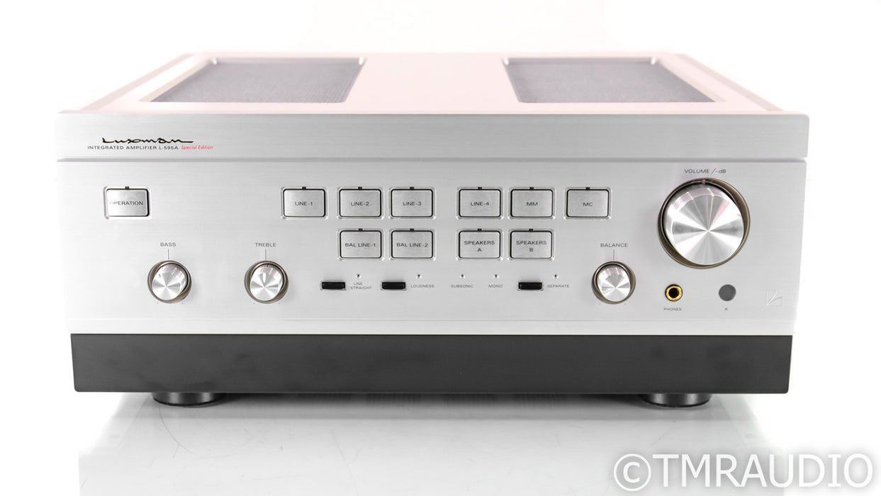 Luxman L-595A Special Edition Stereo Integrated Amplifier; Remote; MM / MC Phono