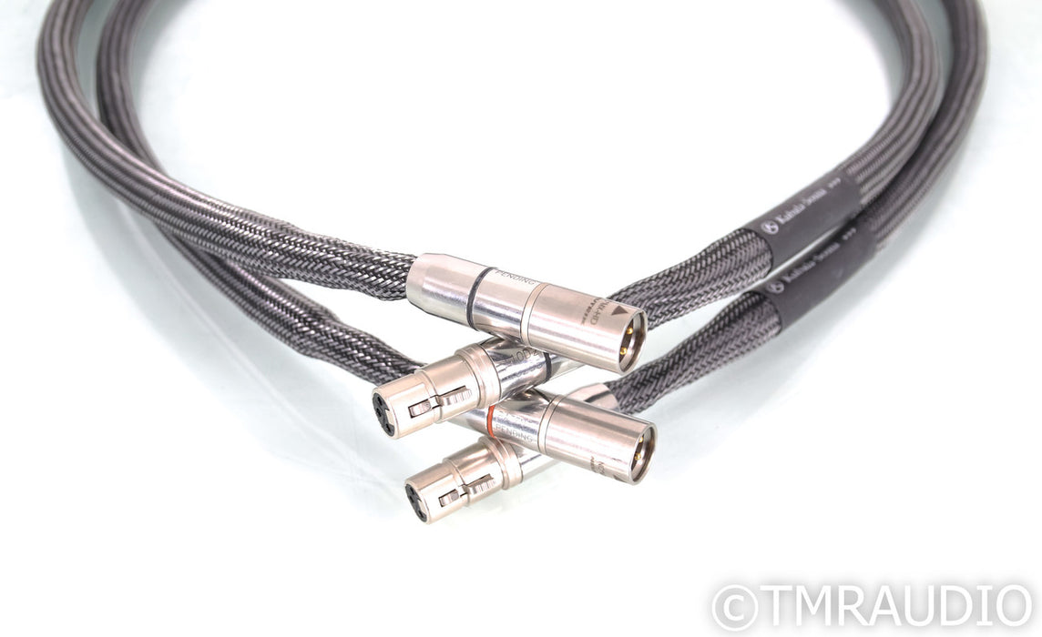 Kubala-Sosna Elation XLR CAbles; 1.5m Pair Balanced Interconnects