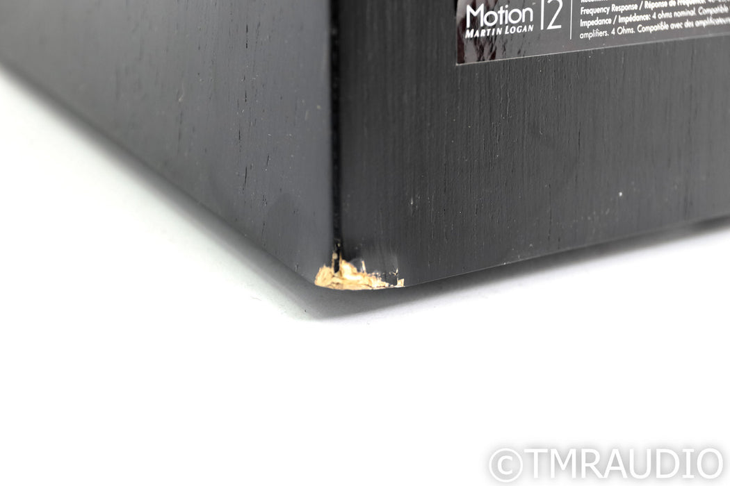 Martin Logan Motion 12 Floorstanding Speakers; Black Pair