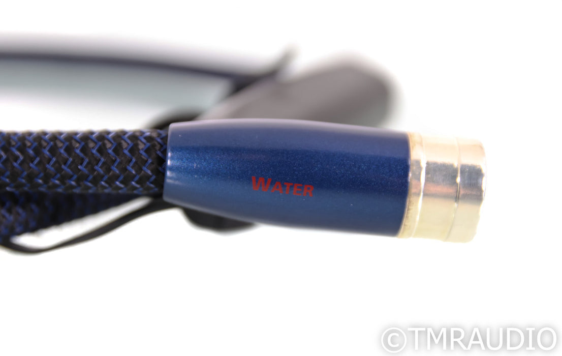 AudioQuest Water XLR Cables; 0.75m Pair Balanced Interconnects; 72v DBS