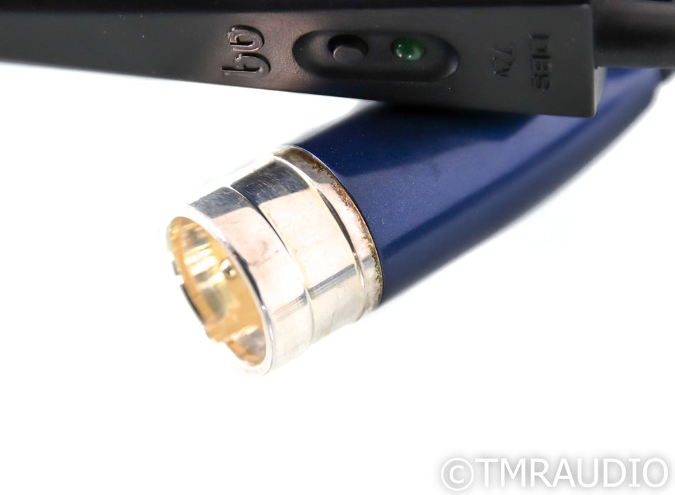 AudioQuest Water XLR Cables; 0.75m Pair Balanced Interconnects; 72v DBS