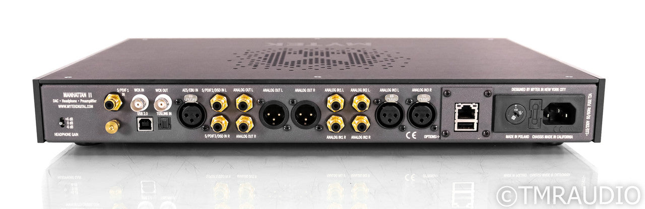 Mytek Manhattan II Stereo Preamplifier / DAC; D/A Converter; Network Upgrade