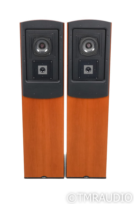 Naim NBL Floorstanding Speakers; New Tweeters (No grills) Oak Pair