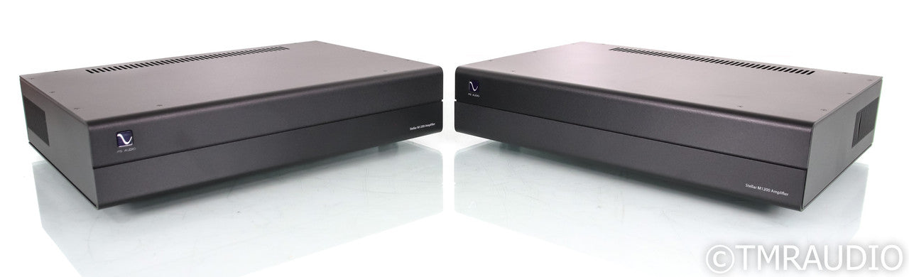 PS Audio Stellar M1200 Mono Tube Hybrid Power Amplifiers; Black Pair (Used)