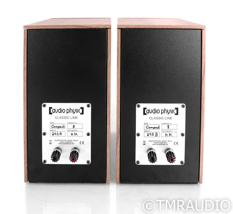 Audio Physic Classic Line Compact Bookshelf Speakers; Walnut Pair