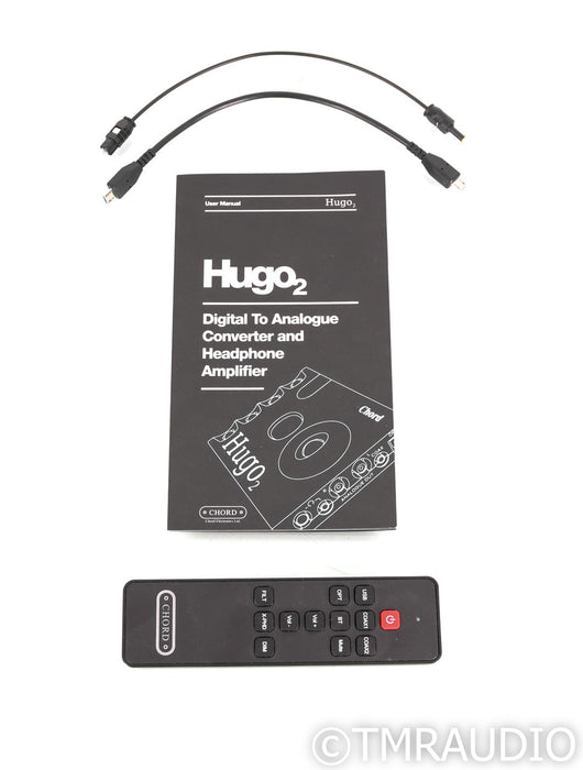 Chord Electronics Hugo 2 Portable DAC / Headphone Amplifier; Silver; Remote
