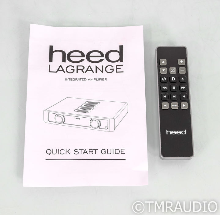 Heed Lagrange Stereo Integrated Amplifier; Remote; Silver; DAC Card