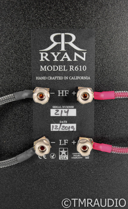 Ryan R610 Bookshelf Speakers; Clear Oak Pair; R-610
