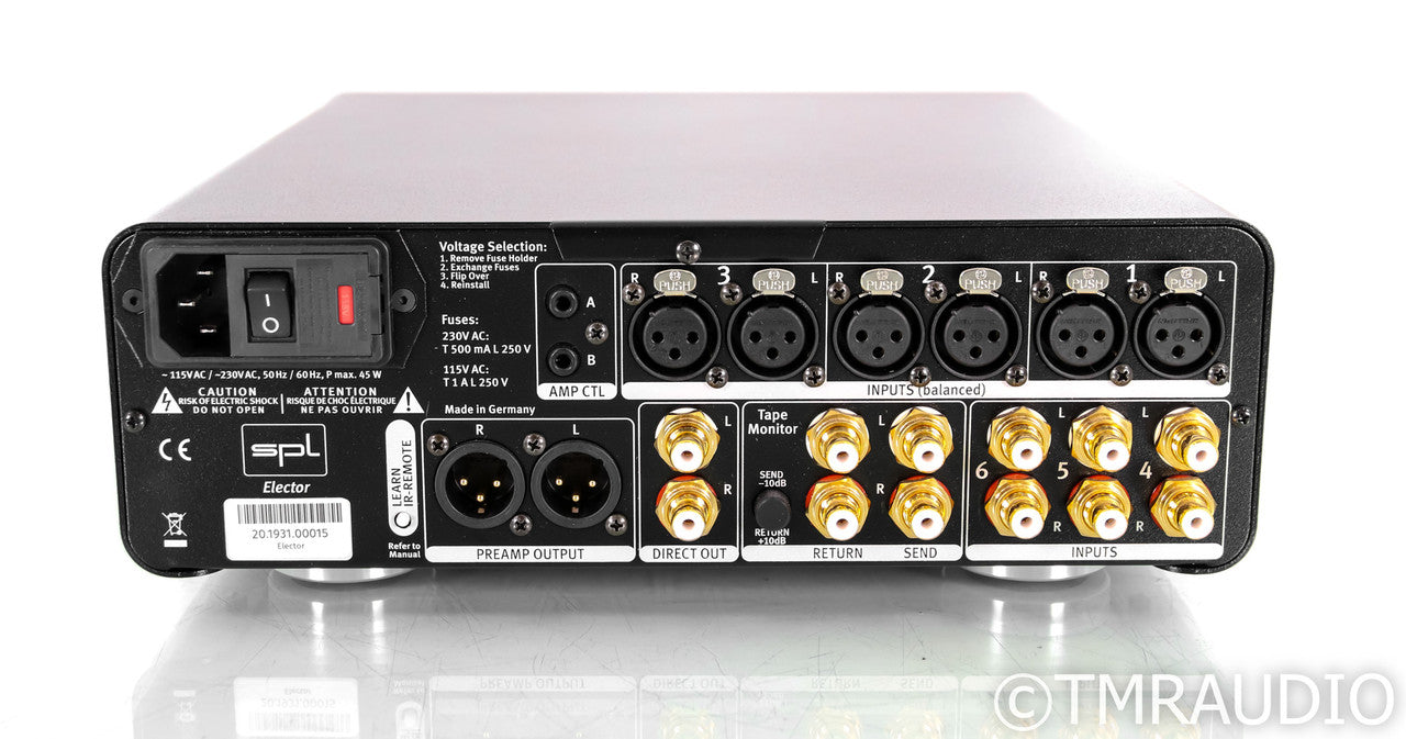 SPL Elector Stereo Preamplifier; Silver