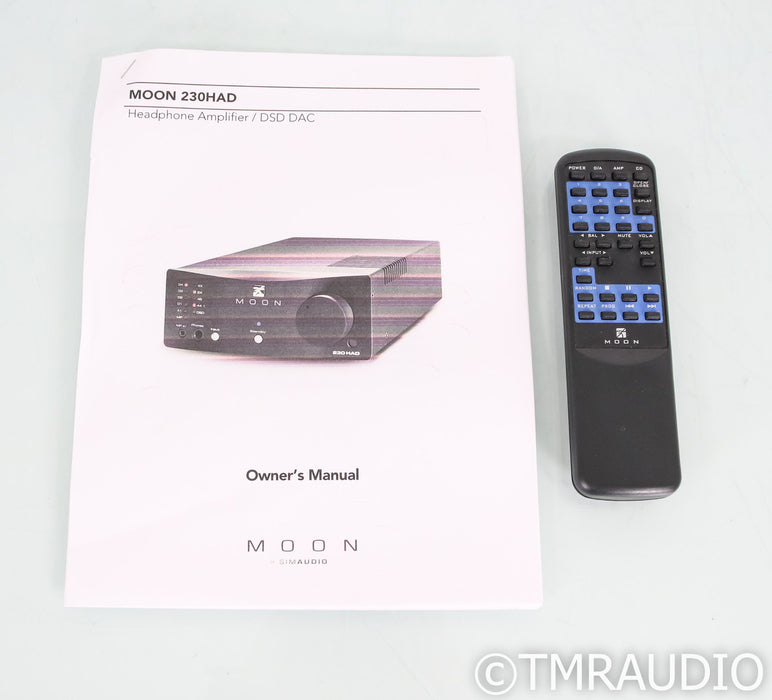 Simaudio Moon 230 HAD DSD DAC / Headphone Amplifier; Black