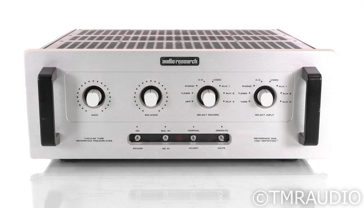 Audio Research Reference One Stereo Tube Preamplifier; Remote; Silver; REF1