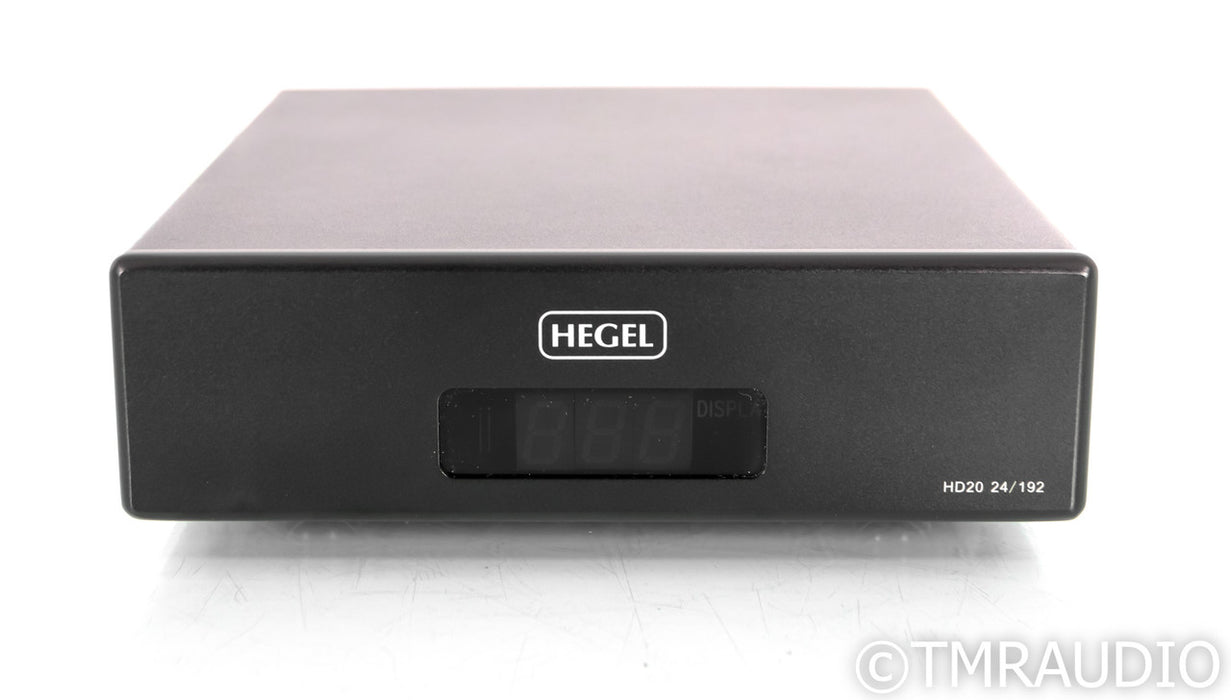 Hegel HD20 DAC; D/A Converter; Black; Remote