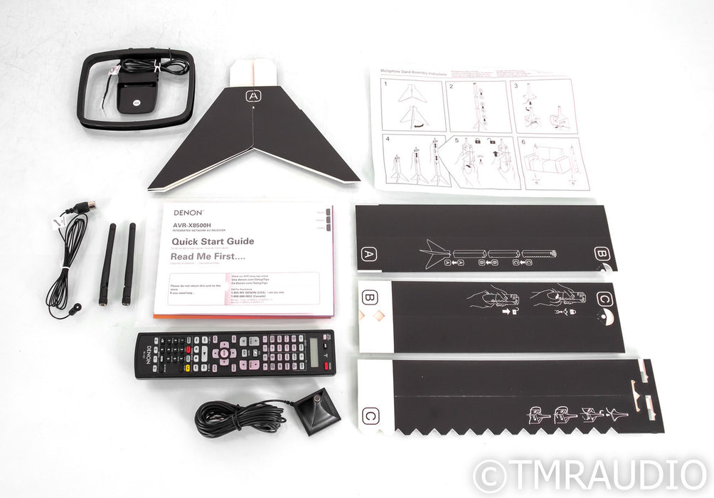 Denon AVR-X8500HA 13.2 Channel Home Theater Receiver; Remote; HDMI; Upgraded