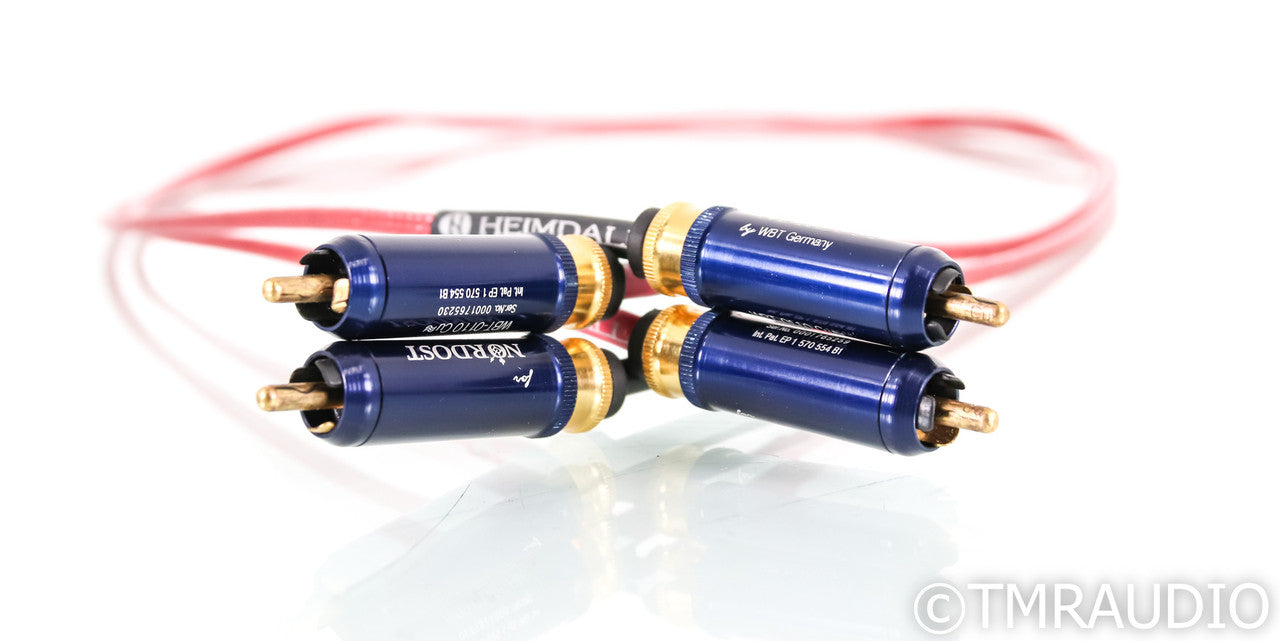 Nordost Heimdall 1 RCA Cables; 1m Pair Interconnects