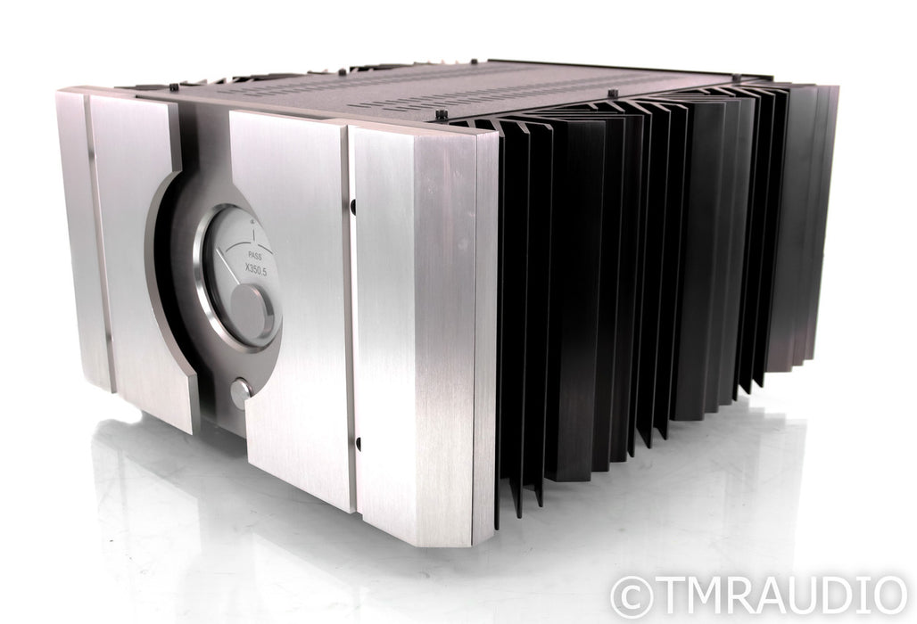 Pass Labs X350.5 Stereo Power Amplifier; Silver