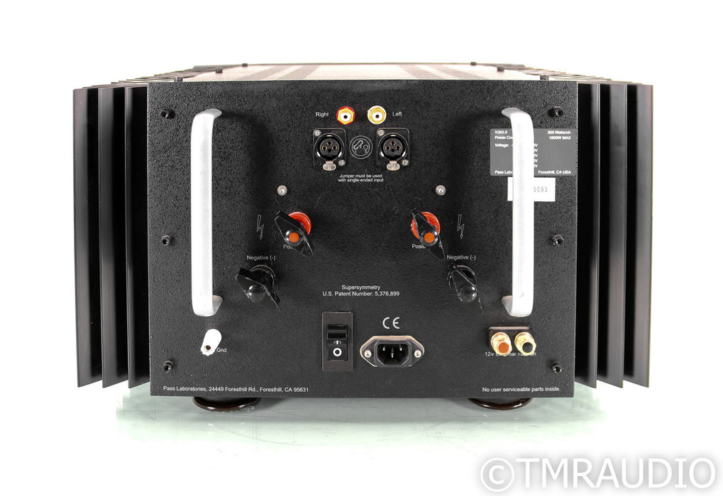 Pass Labs X350.5 Stereo Power Amplifier; Silver