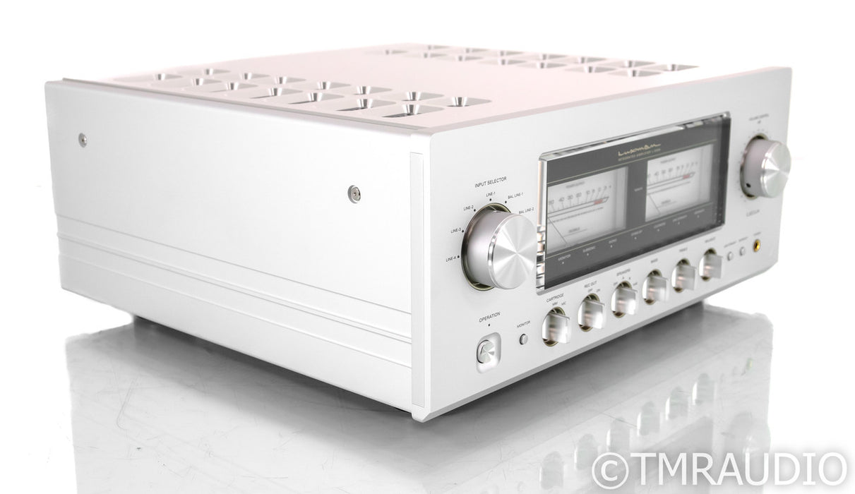 Luxman L-509X Stereo Integrated Amplifier; L509X; Remote; Silver; MM / MC Phono