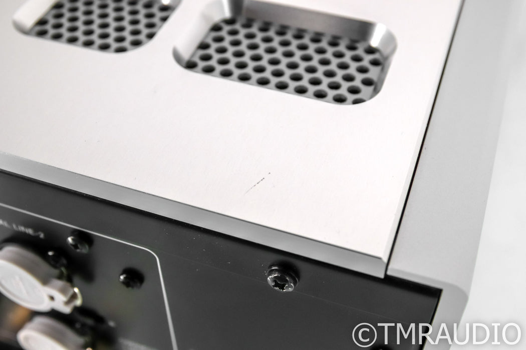 Luxman L-509X Stereo Integrated Amplifier; L509X; Remote; Silver; MM / MC Phono