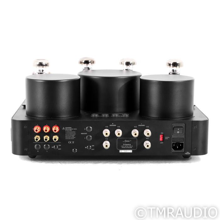Fezz Titania Stereo Tube Integrated Amplifier; Black Ice (Open Box)
