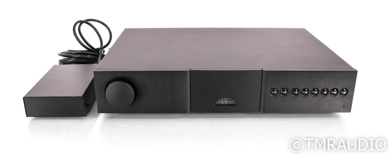 Naim NAC 202 Stereo Preamplifier; Remote; Black w/ NAPSC PSU