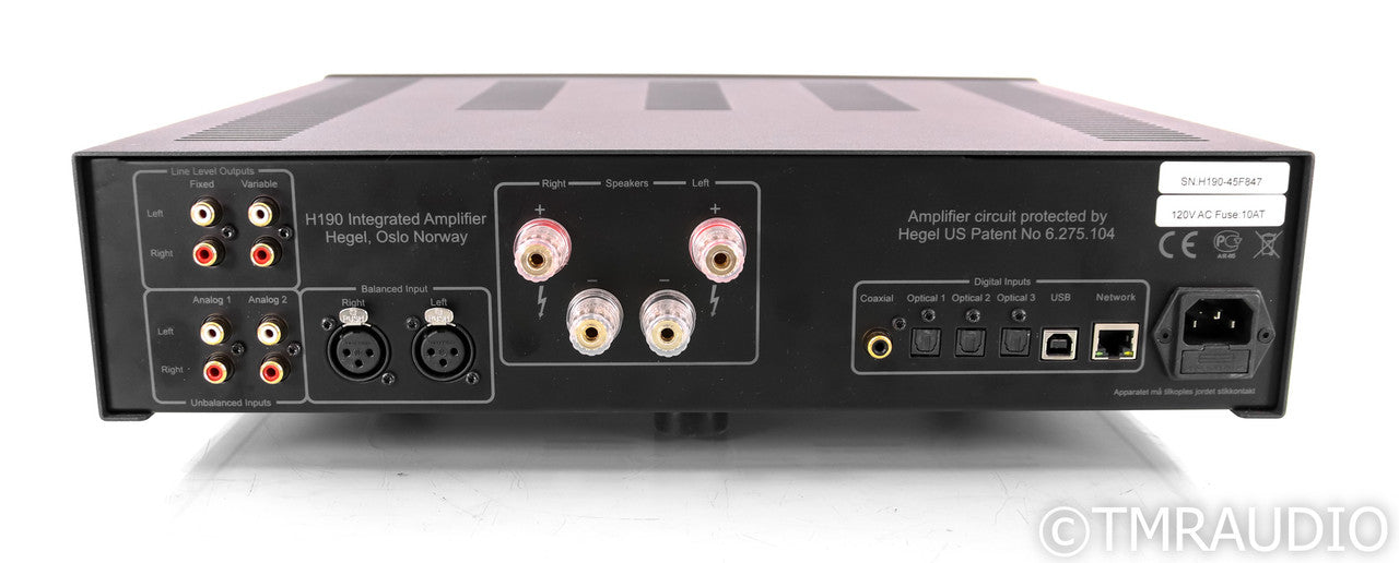 Hegel H190 Streaming Integrated Amplifier; H-190; Remote; Roon Ready