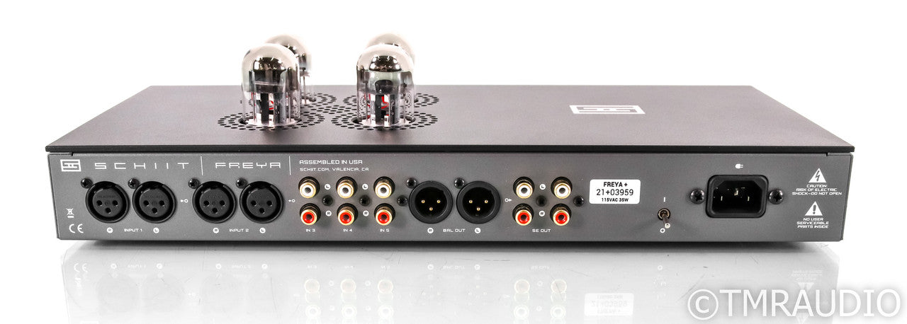 Schiit Freya+ Stereo Tube Hybrid Preamplifier; Remote; Black