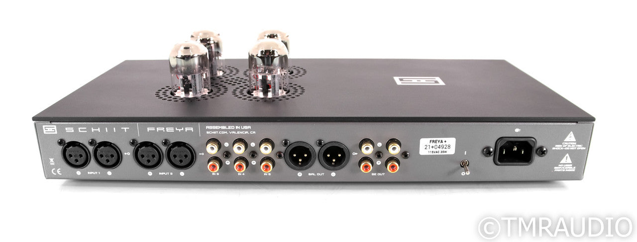 Schiit Freya+ Stereo Tube Hybrid Preamplifier; Black; Remote