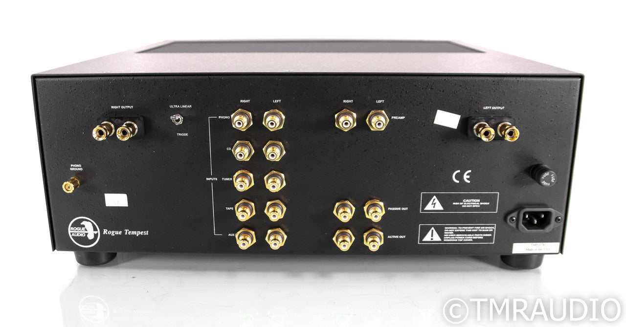 Rogue Tempest II Super Magnum Stereo Tube Integrated Amp; Silver