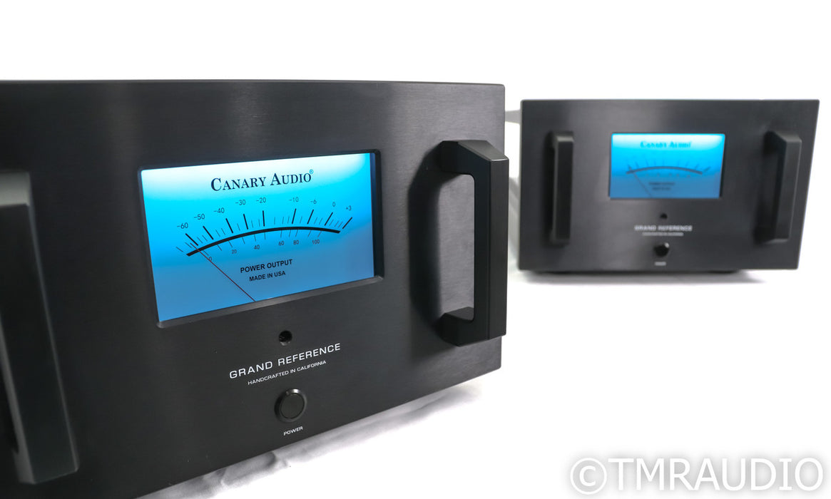 Canary Audio Grand Reference Mono Tube Power Amplifiers; Black Pair