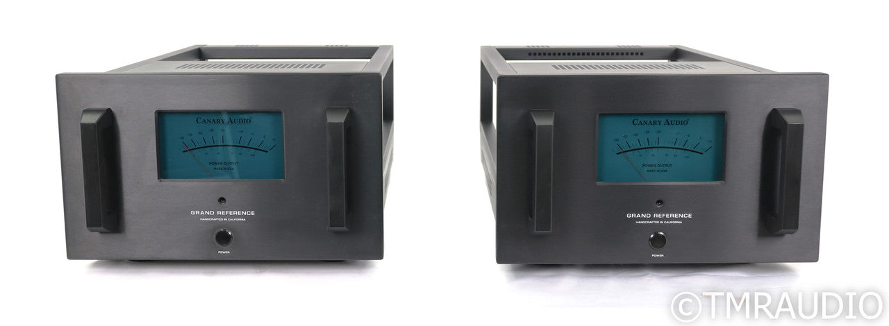 Canary Audio Grand Reference Mono Tube Power Amplifiers; Black Pair