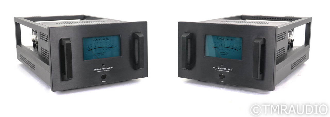 Canary Audio Grand Reference Mono Tube Power Amplifiers; Black Pair