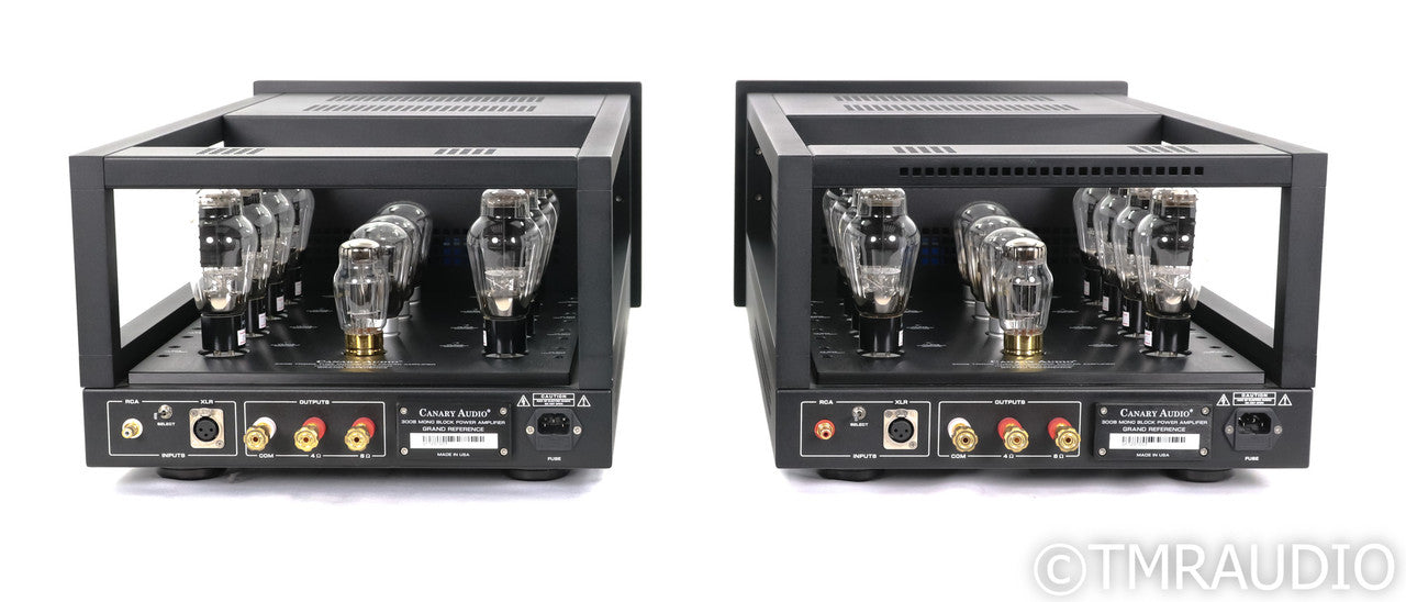 Canary Audio Grand Reference Mono Tube Power Amplifiers; Black Pair