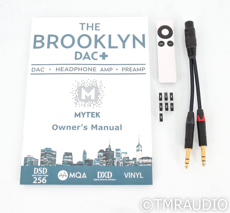 Mytek Brooklyn DAC+ D/A Converter / Headphone Amplifier; Remote; Silver