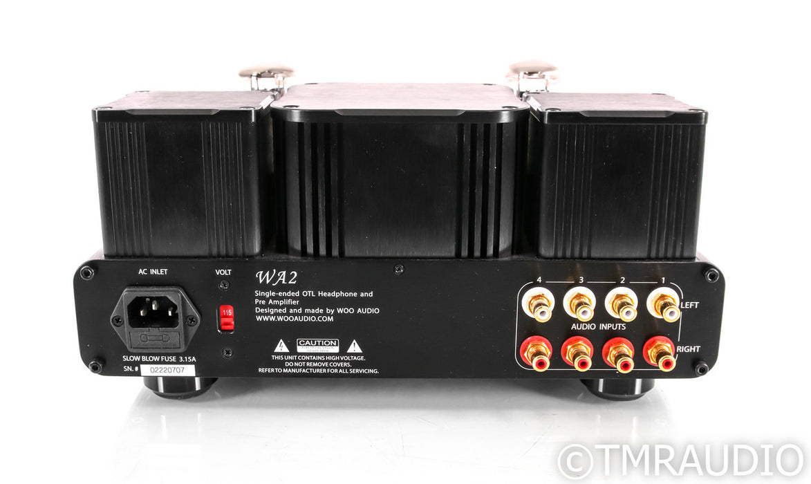 Woo Audio WA2 Tube Headphone Amplifier; WA-2; Black