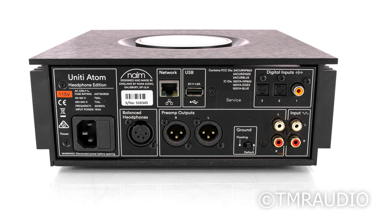 Naim Uniti Atom Wireless Network Streamer; Headphone Edition; Remote
