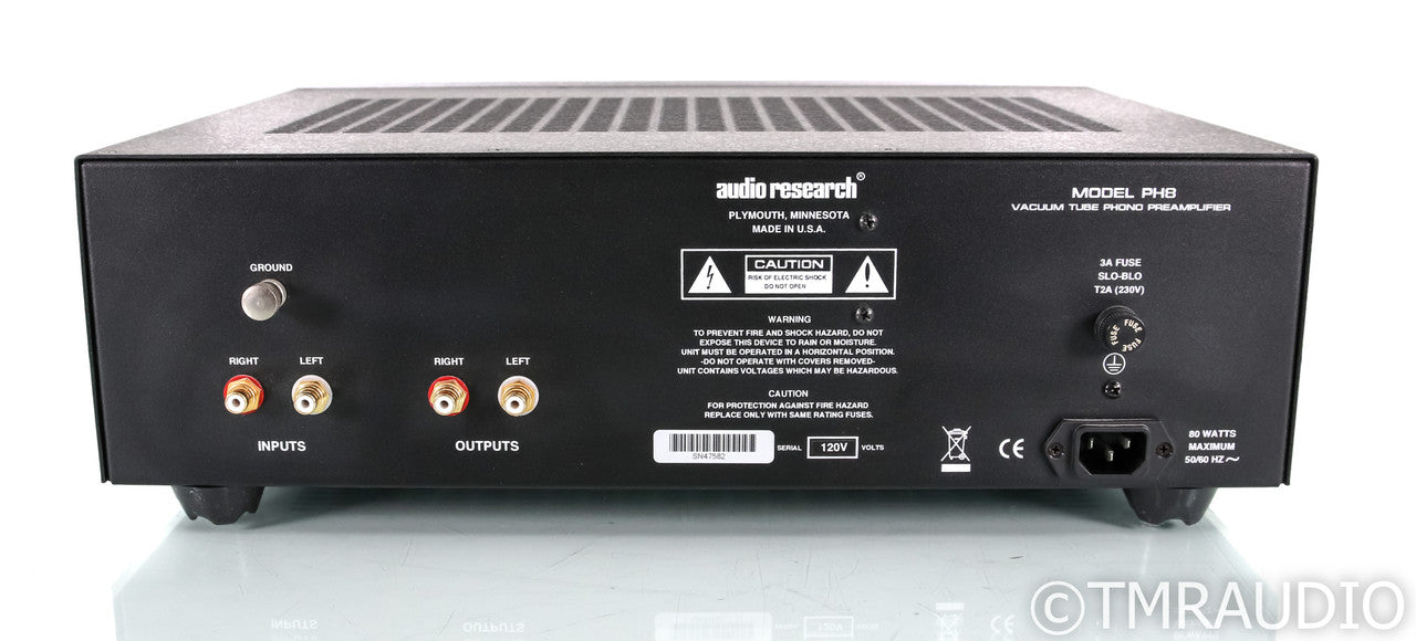 Audio Research PH8 MM / MC Tube Phono Preamplifier; PH-8; Remote