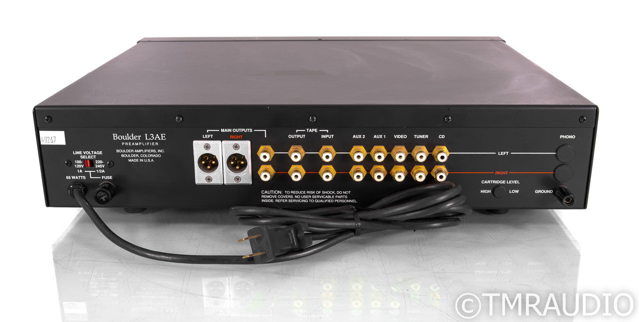 Boulder L3AE Stereo Preamplifier; Black; L-3-AE