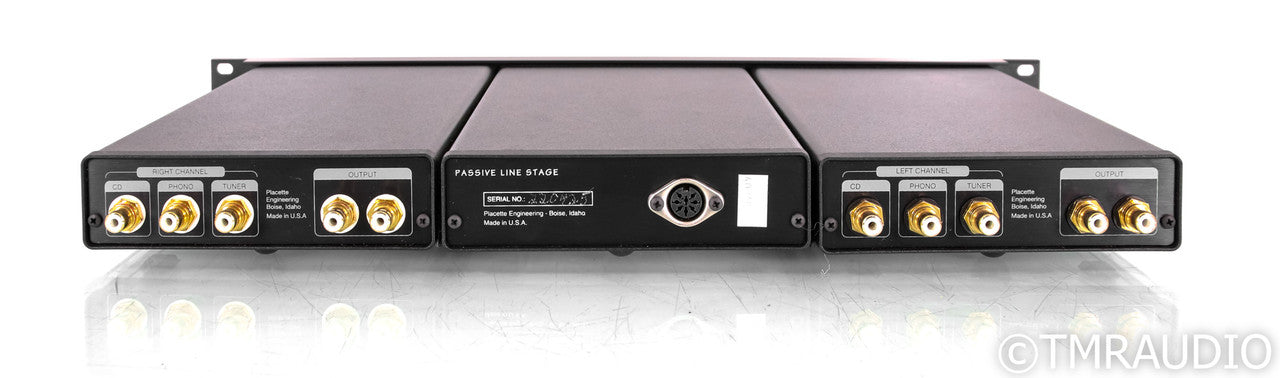 Placette Audio Passive Line Stage Stereo Preamplifier; Remote